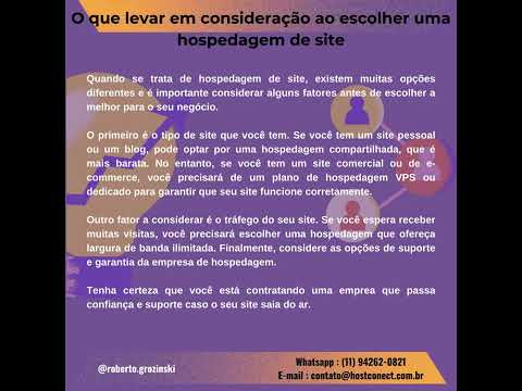 No momento, você está visualizando O que levar em consideração ao escolher uma hospedagem de site