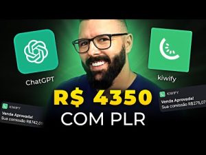 Leia mais sobre o artigo PLR com CHATGPT, Ganhar R$150 por DIA na KIWIFY Fácil (Passo a Passo Novo e Completo p/ Iniciantes)