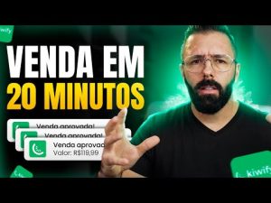 Leia mais sobre o artigo PRIMEIRA VENDA na KIWIFY em 20 MINUTOS, SEM INVESTIR, SEM APARECER – Método 2025 (Dinheiro online)